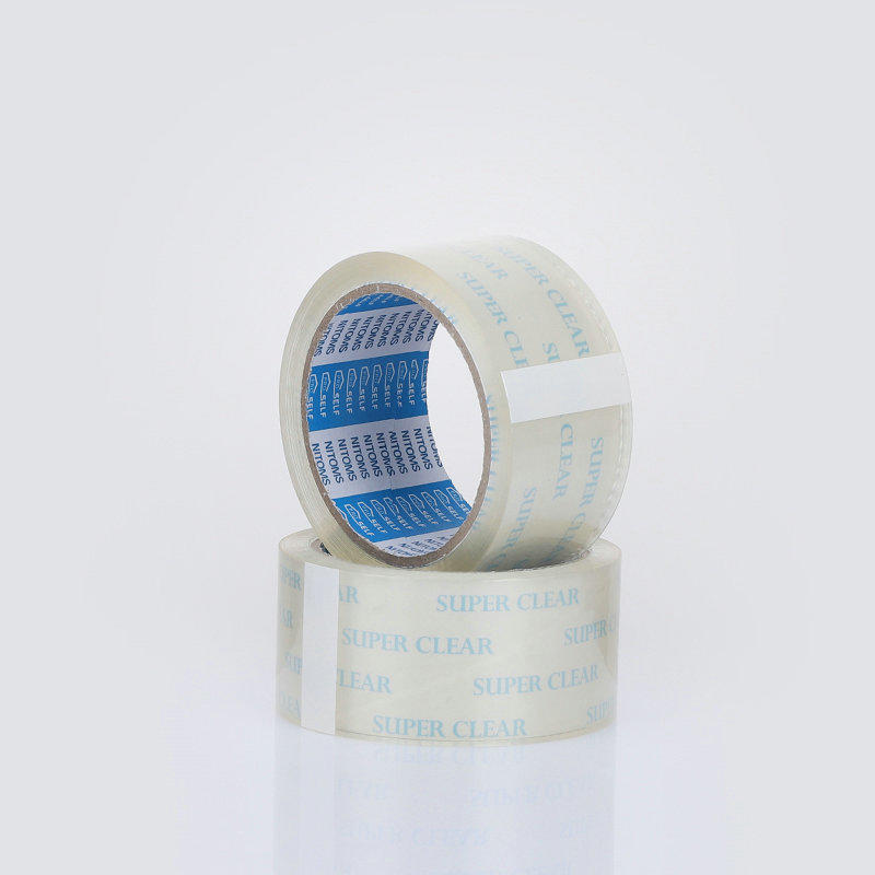 China manufacturer waterproof Clear super clear seal adhesive single sided tape for carton with best price carton sealing tape