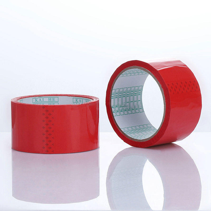 BOPP black red colorful carton sealing tape strong heavy duty industrial shipping packaging tape for moving office storage