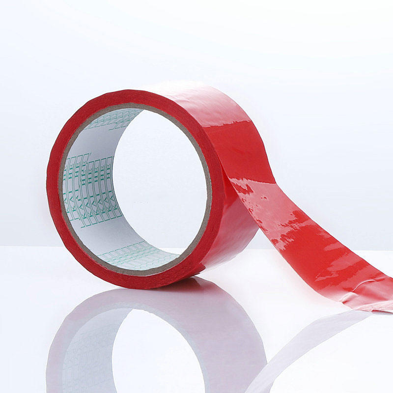 BOPP black red colorful carton sealing tape strong heavy duty industrial shipping packaging tape for moving office storage