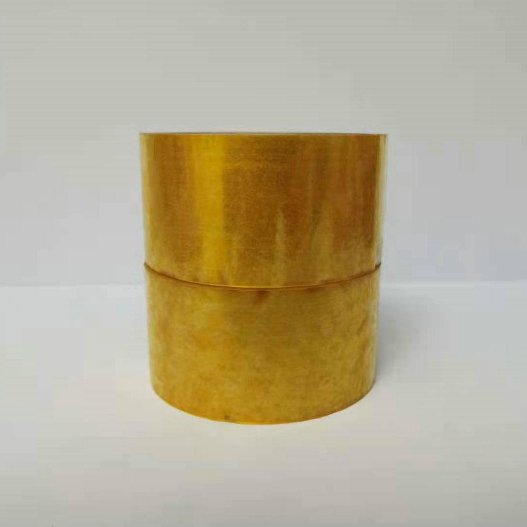 Clear and brown golden very sticky adhesive box packing tape shipping moving opp carton tape