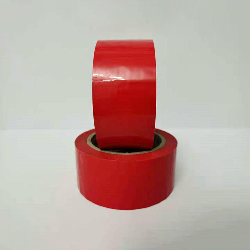Red color Custom Width BOPP Packing Tape Adhesive Clear Transparent Tape with Custom size