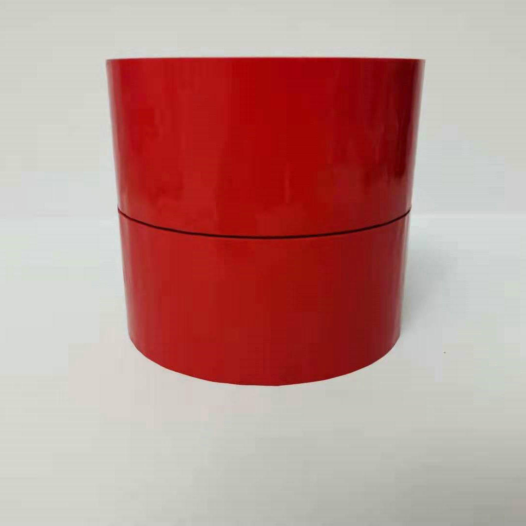 Red color Custom Width BOPP Packing Tape Adhesive Clear Transparent Tape with Custom size