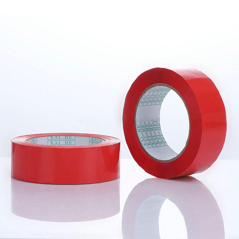 Colorful red black yellow blue green bopp adhesive sealing carton package tape
