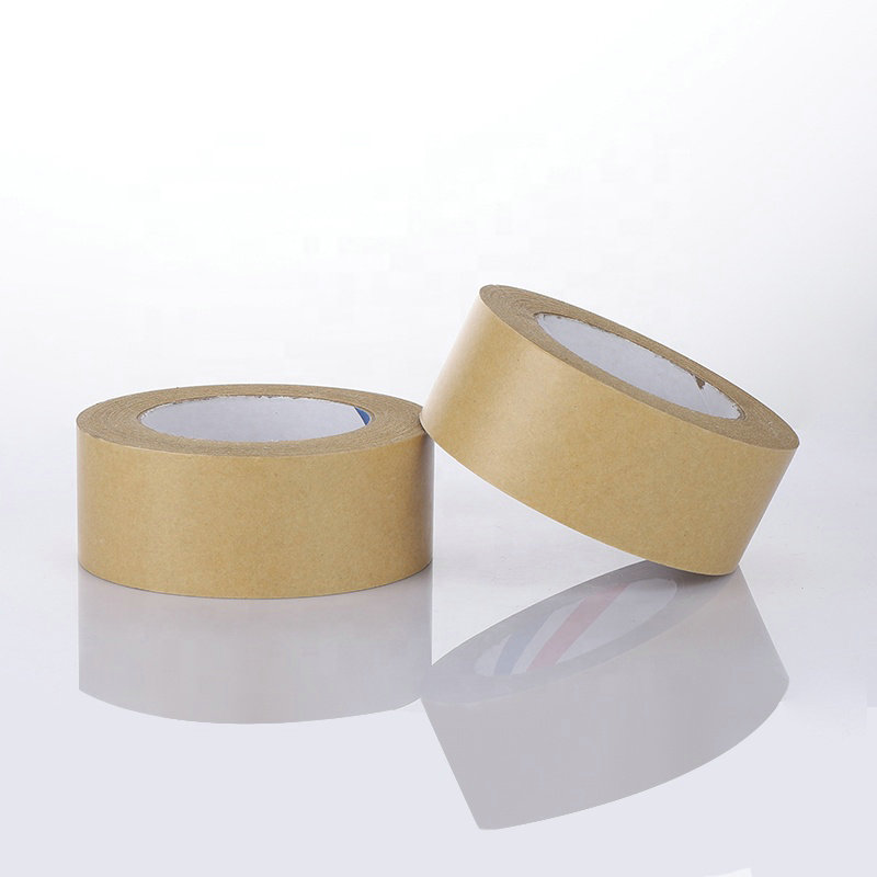 Custom logo fiber reinforced tamper evident kraft paper packing tape