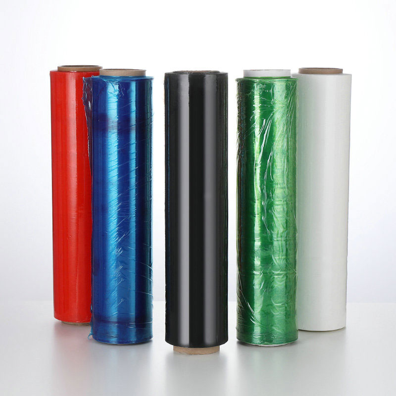 Colored stretch wrap film for industrial packaging LLDPE stretch wrap film